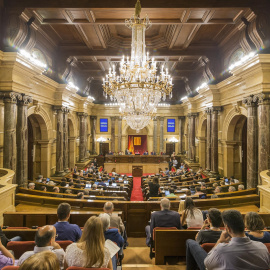 Plano general del Parlament de Catalunya. EUROPA PRESS