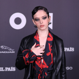 Elizabeth Duval en la entrega de premios de la revista 'Icon', a 4 de noviembre de 2021, en Madrid.- EP