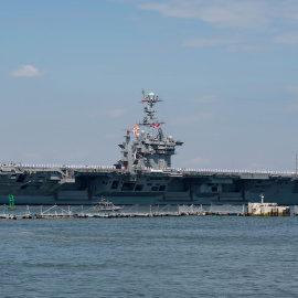 Imagen del portaaviones estadounidense USS Harry S. Truman. REUTERS