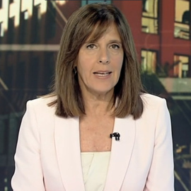 Ana Blanco, presentadora del informativo de las 21.00 de La 1 de TVE