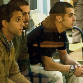 El etarra Jorge Uruñuela en uno de los juicios celebrados en la Audiencia Nacional. /EFE