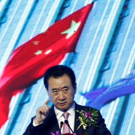 El presidente del grupo Wanda, Wang Jianlin, en un acto en Pekín. REUTERS/Thomas Peter