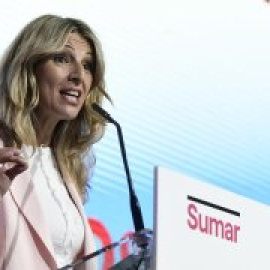 Yolanda Díaz: "Las encuestas muestran otro escenario, la gente se está movilizando"