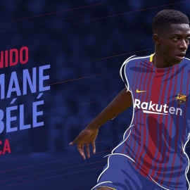 El FC Barcelona ficha a Dembélé por 105 millones más 40 variables. / Europa Press