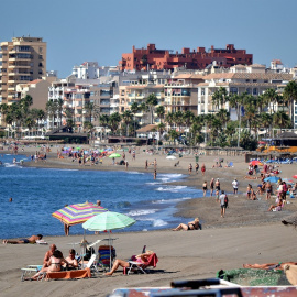 Playa de la localidad malagueña de Estepona. E.P.