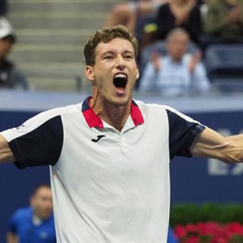 Pablo Carreño celebra su victoria ante Diego Schwartzman. - EFE