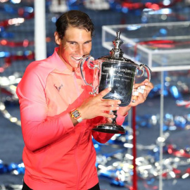 Rafa Nadal, número uno del mundo, gana el Open de Estados Unidos, su 16º Grand Slam. / EFE