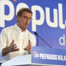 El presidente nacional del PP, Alberto Núñez Feijóo. Álex Zea / Europa Press