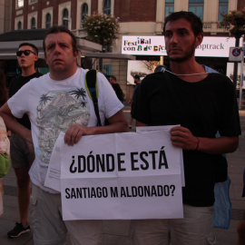 Manifestantes piden saber dónde está Santiago Maldonado