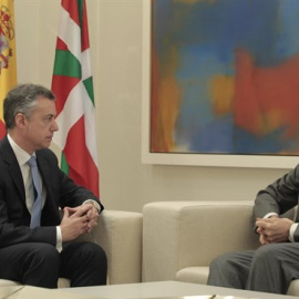 Mariano Rajoy e Iñigo Urkullu durante una reunión en La Moncloa.