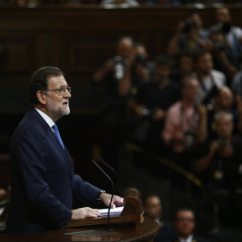 Mariano Rajoy en el Congreso en la pasada sesión de investidura / EUROPA PRESS