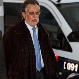 El exvicealcalde de Valencia Alfonso Grau, detenido ayer en Valencia por supuesto cohecho y posteriormente puesto en libertad. EFE