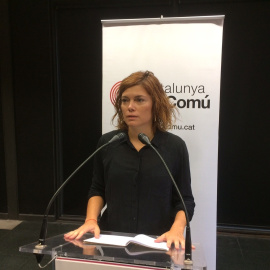 La coordinadora de comunicación de Catalunya en Comú, Elisenda Alamany. E.P.