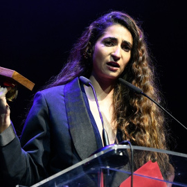 Alba Flores durante la gala de entrega de la 30 edición de los Premios de la Unión de Actores y Actrices que se celebra en el Teatro Circo Price, en Madrid.- José Oliva / Europa Press