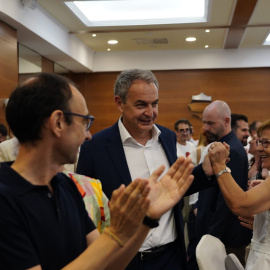 Zapatero en Salamanca en la campaña de Pedro Sánchez