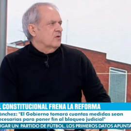 El tertuliano Javier Aroca en TVE.