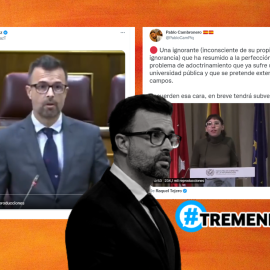 Imagen combinada de Pablo Cambronero y varios tuits. — Europa Press/ Twitter