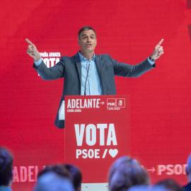 El Presidente del Gobierno y secretario General del PSOE, Pedro Sánchez, en el acto de inicio de campaña en Casa de Campo de Madrid, a 7 de julio de 2023.