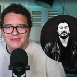 Imagen combinada de Facu Díaz y Jorge Bustos. — Twitter / Twitch