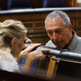 Yolanda Díaz y Joan Baldoví