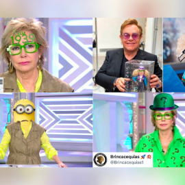 Combo de memes de Ana Rosa Quintana.-