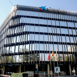 28/07/2023 Sede de Caixabank en Madrid (España).