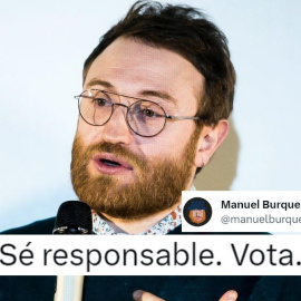 Manuel Burque anima en Twitter a votar a los indecisos de izquierda en las elecciones generales del 23J. / Movistar+