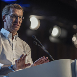 El presidente del Partido Popular, Alberto Núñez Feijóo, el pasado domingo, 2 de julio, en Toledo.