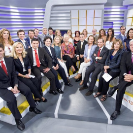 Presentadores y periodistas de 13tv / EUROPA PRESS
