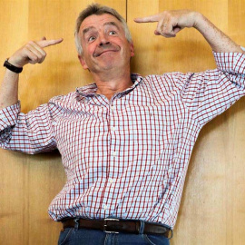 El consejero delegado de la aerolínea Ryanair, Michael O'Leary, durante una rueda de prensa el pasado 30 de agosto de 2017. | CARSTEN KOALL (EFE)