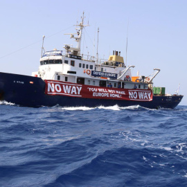Imagen del barco C-Star, del movimiento ultradechista Defend Europe.- DEFEND EUROPE