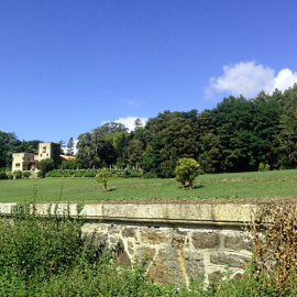 Vistas de los jardines del pazo de Meirás. / J.O