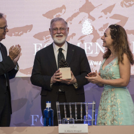 Alberto Manguel ha rebut el Premi Formentor de les Lletres 2017. CATI CLADERA