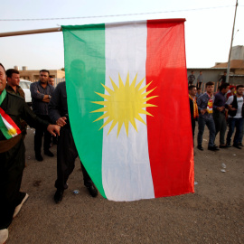 Kurdos participan en el referéndum de independencia. / AZAD LASHKARI (REUTERS)
