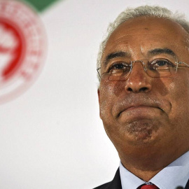 El secretario general del Partido Socialista Portugués, Antonio Costa, tras las elecciones generales.