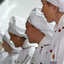 Foto de alumnas del colegio Fuenllana de Alcorcón