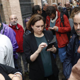 La alcaldesa de Barcelona, Ada Colau, en el centro cívico La Sedeta de Barcelona / EFE