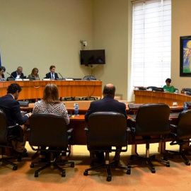 Reunión de la Comisión de Interior del Parlamento de Galicia.