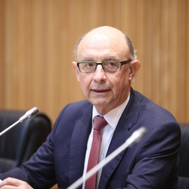 Cristóbal Montoro, en el Congreso. / EP