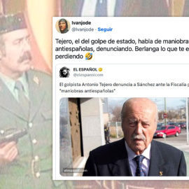 Los tuiteros no salen de su asombro con la noticia de Tejero.