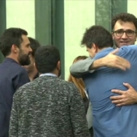 Els últims detinguts surten del jutjat en llibertat amb càrrecs