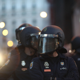 Policía Nacional manifestación