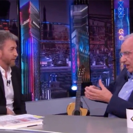 Pablo Motos y Alfonso Guerra en 'El Horniguero'. ANTENA 3