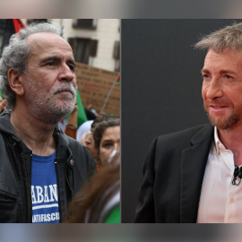 El actor Willy Toledo y el presentador Pablo Motos, en dos fotos de archivo.- EUROPA PRESS