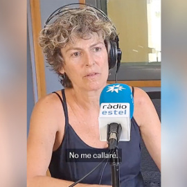 La actriz Mónica López.