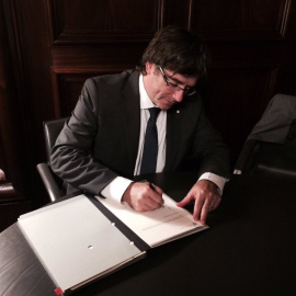 El president de la Generalitat, Carles Puigdemont.