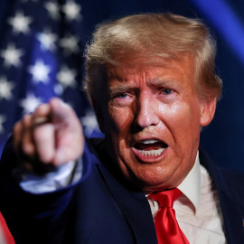 El expresidente de EEUU, Donald Trump, en una cena de recaudación de fondos del Partido Republicano, a 5 de agosto de 2023