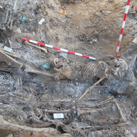 Fosa de víctimas del franquismo en Valladolidad.- ARMH VALLADOLID