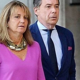 Lourdes Cavero e Ignacio González. EFE