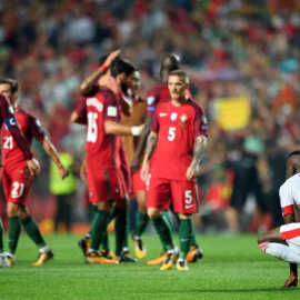 Los jugadores de Portugal celebran su victoria ante Suiza y su pase al Mundial. /EFE